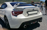 Toyota GT86 86 TRD GT SE Base 2017 2018 2019 2020 & Scion FR-S FRS 2013 2014 2015 2016 & Subaru BRZ TS Limited Premium 2013 2014 2015 2016 2017 2018 2019 2020 with Aftermarket Parts - TK Style Rear Spoiler Carbon Fiber / FRP from EPR USA